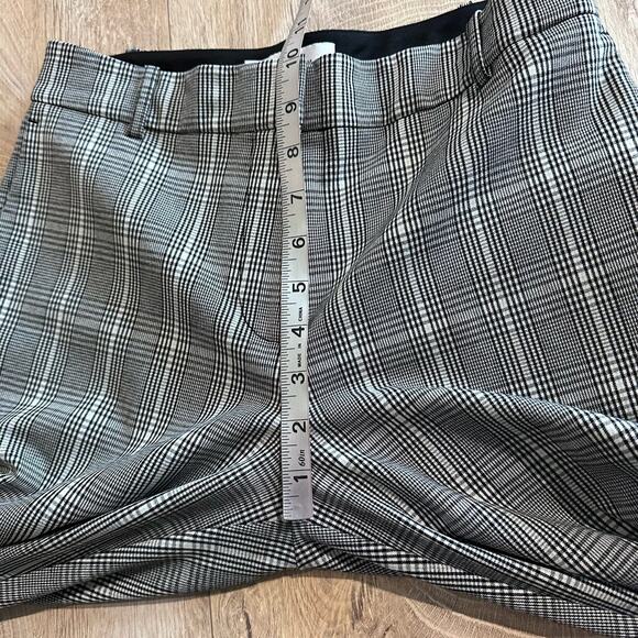 Derek Lam 10 Crosby Plaid Cropped Flare Trouser Pant 2 - Picture 9 of 11